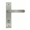 Poignée de porte Onyx condamnation zamak satiné 165mm
