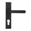 Poignée de porte Onyx Cylindre zamak noir mat entraxe 165mm