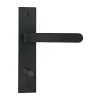 Poignée de porte Onyx fonction condamnation zamak noir 165mm