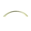Poignée entraxe 96 mm en aluminium poli verni x2