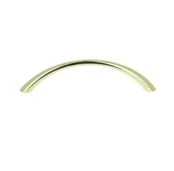 Poignée entraxe 96 mm en aluminium poli verni x2