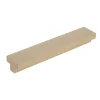 Poignée entraxe 128 mm en bois naturel verni x2