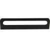 Poignée fixation invisible entraxe 160 mm aluminium noir x2