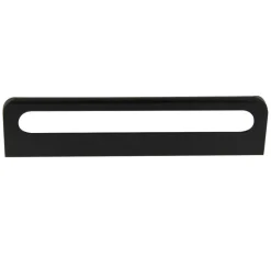 Poignée fixation invisible entraxe 160 mm aluminium noir x2