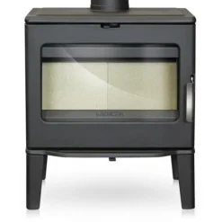 Poêle à bois Bidart inox anthracite LACUNZA