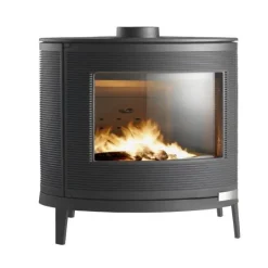 Poêle à bois Kaori tout fonte anthracite INVICTA