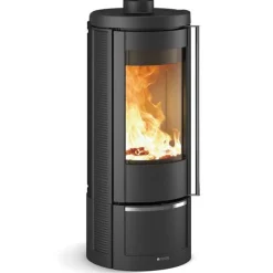 Poêle à bois Marlena noir NORDICA