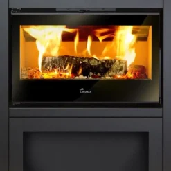 Poêle à bois Platinum-800 noir LACUNZA