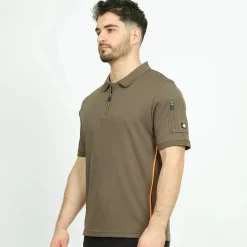 Polo de travail Gault 1060 kaki mixte