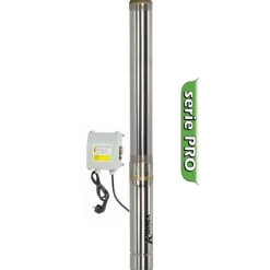 Pompe grande profondeur 128m 1100 W 19 turbines