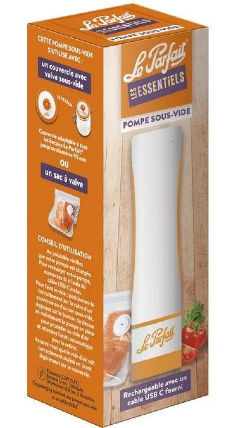 Pompe à main sous-vide rechargeable LE PARFAIT