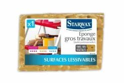 Éponge gros travaux pour surfaces lessivables (x1) STARWAX