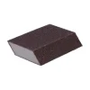 Éponge abrasive 2 angles 126 x 72 x 25 mm Grain 60/100
