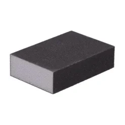 Éponge abrasive 4 faces 100 x 66 x 26 mm Grain 100