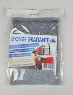 Éponge grattante lavable en microfibres