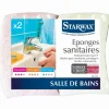 Éponge grattante spéciale sanitaire (x2) STARWAX