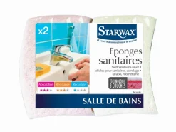 Éponge grattante spéciale sanitaire (x2) STARWAX