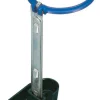 Porte bouteille zinguée avec écuelle PVC