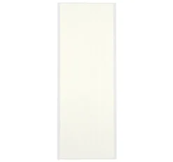 Porte de placard recouplable blanc nacré structuré 62cm x1