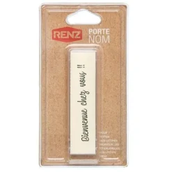 Porte-nom normalisé à encliqueter pour boîtes aux lettres