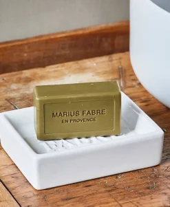 Porte-savon en céramique blanc MARIUS FABRE
