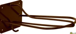 Porte-selle fixe métallique Chocolat