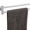 Porte-serviettes 2 bras inox mat Porto Matt