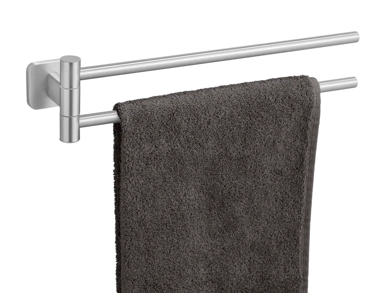 Porte-serviettes 2 bras inox mat Porto Matt
