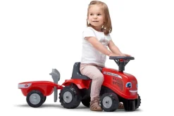 Porteur tracteur Massey Ferguson avec remorque FALK