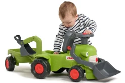 Porteur vintage tractopelle Claas 1er âge avec pelle FALK