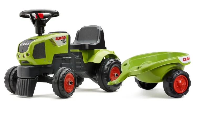 Porteur tracteur baby claas AXOS310 avec remorque