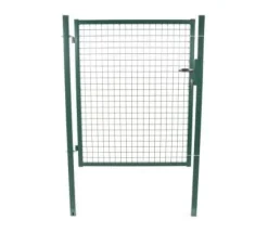 Portillon de jardin à clé 1 x 1 m vert