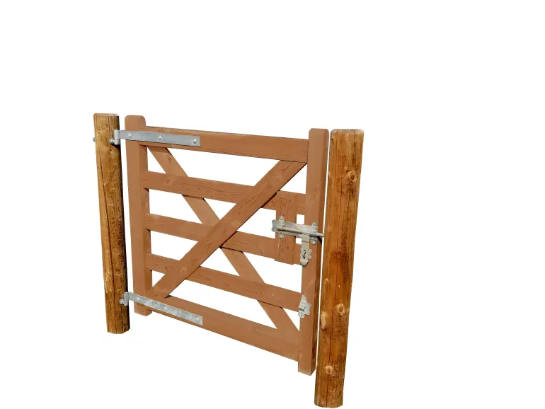 Portillon Western pin traité autoclave marron 1,2x1,2x0,07 m