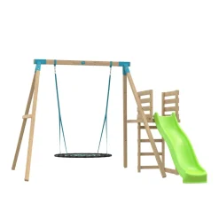 Portique Alysse bois carré 2 agrès H.203cm TP TOYS