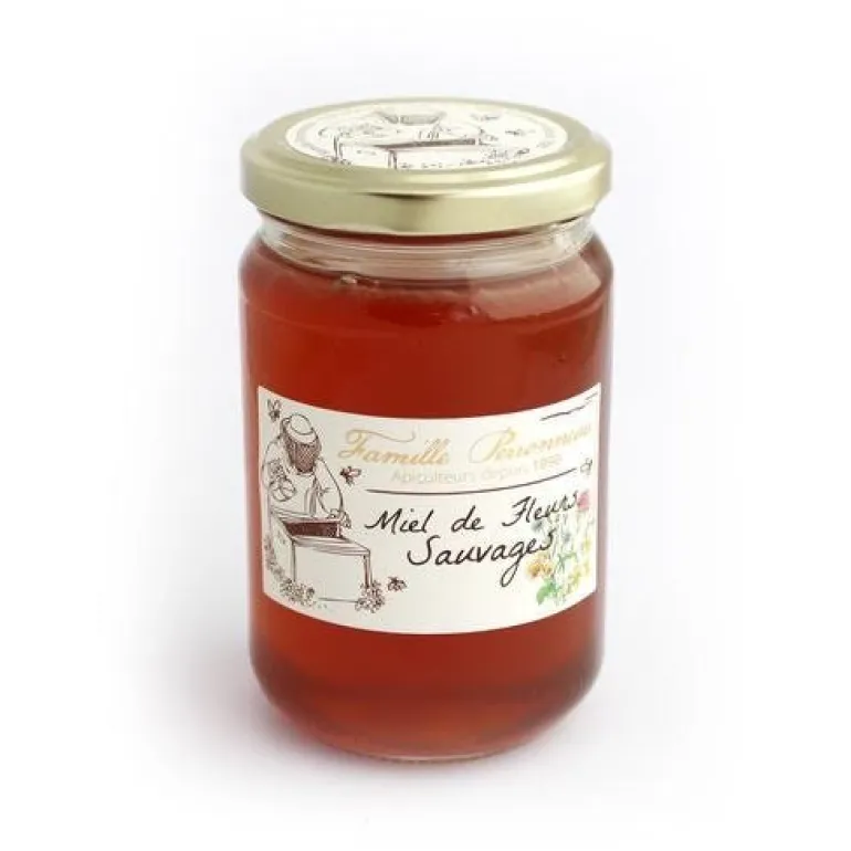 Pot de miel de fleurs sauvages France 375g