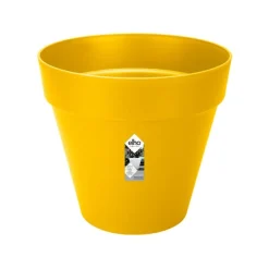Pot Loft Urban Rond Roues Ø40cm Jaune ELHO