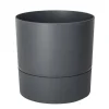 Pot rond gamme Aquaduo Ø29 cm gris anthracite 11,6L EDA
