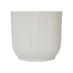 Pot Vibes fold rond Ø14 cm blanc soie ELHO
