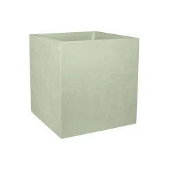 Pot carré Basalt 39,5 cm vert amande 31L EDA