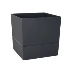 Pot carré gamme Aquaduo gris anthracite 9L EDA