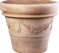 Pot Doppio Bordo Festonato en terre cuite Ø35 cm