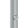 Poteau OPALU aluminium gris thermolaqué 70 x 110 x 972 mm