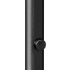 Poteau OPALU full black fixation à plat
