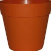 Pot rond Cocoripot Jade Ø30 cm brique