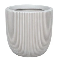 Pot rond Greenwich Ø31 cm blanc