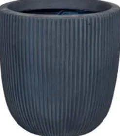 Pot rond Greenwich Ø24 cm bleu foncé