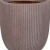 Pot rond Greenwich Ø37 cm marron