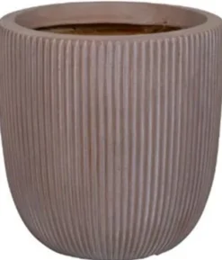 Pot rond Greenwich Ø37 cm marron