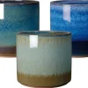 Pot rond Océan Ø30 cm bleu DEROMA