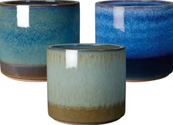Pot rond Océan Ø30 cm bleu DEROMA